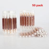 50 vnt./daug Medicininis alkoholio vienkartinis avarinis medvilninis tamponėlis Jodo dezinfekuotas tamponėlis Pirmosios pagalbos priemonė vaikams, suaugusiems, kūdikiams raudona