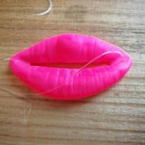 Cosplay Props Thick Big Mouth Lips Props Prank Items Costume Parties Sausage Mouth Decor Funny Funny Facial Cover Photo Booth rožinė