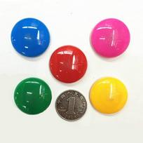 16 vnt/stal. Spalvingi apskriti plastikiniai šaldytuvo magnetai lentos lipdukai šaldytuvo magnetai dovanėlė vaikams