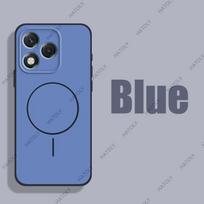 For Honor 400 Lite 5G Case For Honor 400 Lite 5G TPU Case Shockproof Full Camera Protective Cover For Honor 400 Lite 5G Non-magnetic&For Honor 400 Lite mėlyna