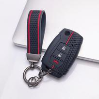 Raktų pakabuko dangtelis SsangYong Korando Actyon Kyron Rexton Tivoli Musso su raktų pakabuku Anti-Scratch apsauga Smūgiams atspari apsauga Minkšta tekstūra juoda