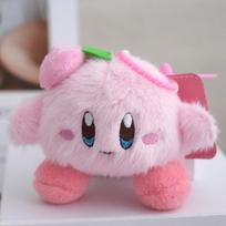 Adorable Plush Star Kirby Keychain Backpack Toy Cute Gift For Kids And Collectors Bow