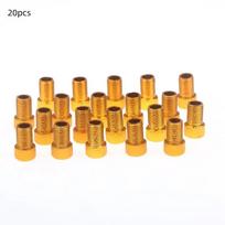 20Pcs Bicycle Valve Pump Converter Adapter Presta To Schrader Convert Nozzle Inflation Adaptor F/V To A/V Bike Valve Adapter