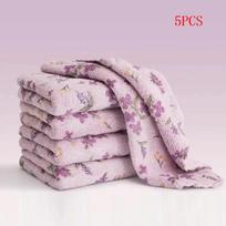 5pcs Dishcloths Kitchen Towels Set Reusable Absorbent Fast Dry Cleaning Cloths for Sink Countertop Cleaning A1