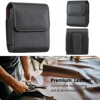 Applicable to Samsung Z Flip7 mobile phone bag Z Flip6 folding waist bag clip belt case rotating solid color leather pattern Samsung z flip7 juoda