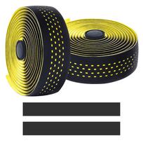Bicycle Bar Tape, Drop Handlebar Tape, Road Bike, End Plug 2150*30*2.5mm geltona