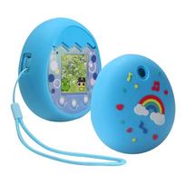 Tamagotchi spalvoto ekrano dėklas Silikoninis maišelis Tamagotchi Pix virtualiam augintiniui Dėklas skaitmeniniams elektroniniams augintiniams Vandeniui atsparus gray