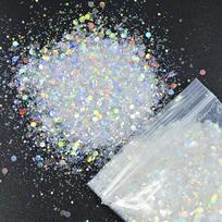 50G Holographic Glitter Powder Hexagon Holographic Glitter New Craft Glitter  Polish Decoration 10