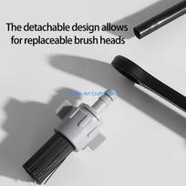 Y3NA Commercial Coffee Machine Detachable Cleaning Brush With Heat Resistant Silicone For Steam Wand And Portafilter CN