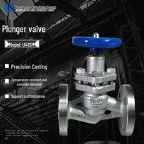 Flanged Soft Seal Stainless Steel Piston Valve DN50 U41SM-16P with Hard Seal Carbon Steel