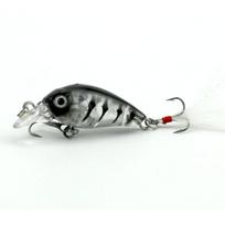 1 vnt HENGJIA Mini Crankbait plastikiniai lydekos voblerio žvejybos reikmenys