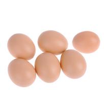 „Puntos Kids“ 6 vnt. imitacinis dirbtinis kiaušinis Velykų, „pasidaryk pats“ tapybos amatai, žaislas „apsimetimas“ 6pcs beige