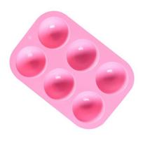 Torto forma Daugiafunkcinė elastinė silikoninė, neprideganti, lengvai išardoma tešlos forma rožinė