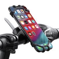 VAORLO dviračio telefono laikiklis dviračio mobiliojo telefono laikiklis Motociklas palaiko mobilųjį telefoną, skirtą iPhone Samsung Xiaomi Gsm Houder Fiets juoda