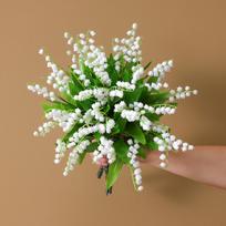 Netikra slėnio lelijos apdaila Mariage Silk White white