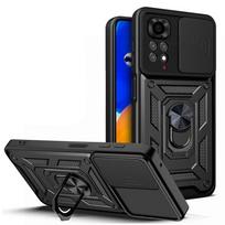„Armor ShockProof“ dėklas, skirtas „Xiaomi 13 12 11T 14T Redmi 13C 9C 12C A2 A3 14C Note 9 8 10 11 Pro 5G Poco X5 C65 C75 F6 M6 X6“ fotoaparato apsaugos telefono dangtelis Xiaomi Poco X3 GT juoda