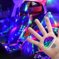 Kelių spalvų USB LED automobilio salono apšvietimo rinkinys Atmosferos šviesos neoninės spalvingos lempos