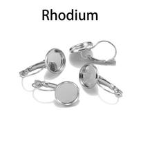 8 10 12 14 16 18 20 25 mm prancūziško svirties kabošono auskarų nustatymas tuščias auskarų pagrindas. 8mm x 10pcs