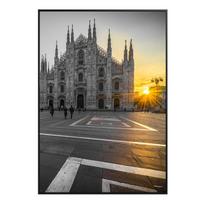 Šiuolaikinis pastatas Kraštovaizdis Sienos Menas Paveikslėliai Drobės Tapyba Paryžiaus Eifelio bokšto Plakatas Svetainės sienai Dekoratyvinis namų dekoras 21cm×30cm NoFrame