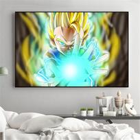 Didelės drobės sienų tapybos plakatas Anime plakatas berniukų sienų menas japonų sienų nuotraukos miegamojo Kalėdų dovanoms 21cm×30cm NoFrame