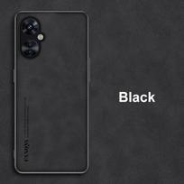 Avikailio PU odinis telefono dėklas, skirtas OnePlus Nord CE 3 Lite ACE 2V Pro Recing Matinis silikoninis smūgiams atsparus buferio dangtelis for Nord 3 juoda