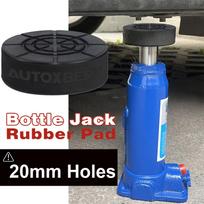Guminio butelio lizdo pagalvėlės atramos taško adapteris, automobilio pakėlimas, remonto įrankis, skirtas 2 tonų butelių lizdams, auto priedai 60x20 mm Nauji juoda
