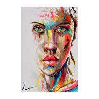 Abstraktus Moters Veido Drobės Paveikslai Ant Sienos Meno Plakatai Ir Spaudiniai Didelio Dydžio Modernus Moters Meno Paveikslas Namų Sienų Dekoravimas 20x30cm