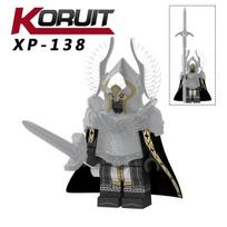 XP138 Vaikams skirtas surinktas statybinis blokelis Minifigūrėlė Statybinis blokelis Žaislas Pasidaryk pats gray
