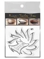 Naujas Cool Nine-tailed Fox Eyeshadow Akių pieštukas Trafaretas Lipdukas Makiažo įrankis Akių makiažo Šablonas Akių pieštuko Lipdukų Makiažo rinkiniai Kosmetika Grožis