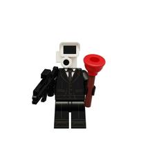 Monitorius Building Block TV Kamera Garso Anime Animacinis Filmukas Mini Veiksmo Figūra Blokai Vaikiški Žaislai Kalėdų Birt