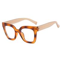 Women's Commuter Street Shooting Glasses Anti-Blue Light Fashion Personality Retro Artistic Casual Classic Plain Glasses