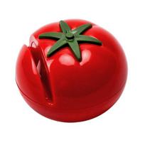 Mielas keramikos pomidorų pjaustyklės galandtuvas Greitas galandimas Daugiafunkcis vaisių pjaustytuvas žirklinis metalinis stalo indų galandtuvas šlifavimo akmens virtuvės reikmenys raudona