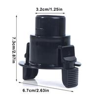 Dulkių siurblio adapterio priedai Pakaitinis valiklis Žarnos laikiklis Movos tvirtinimo keitiklis, skirtas šlapiam ir sausam dulkių siurbliui 6.7*7.3cm