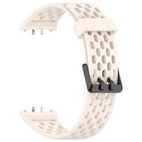 Silikoninis dirželis Samsung Galaxy Fit 3 sportiniam kvėpuojančiam išmaniajam laikrodžiui, pakaitinė apyrankė Galaxy Fit 3 laikrodžio apyrankė For Samsung Galaxy Fit 3 smėlis