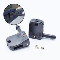 Universalus 2X priekinio stiklo valytuvo svirties apiplovimo purkštukų purškimo rinkinys, skirtas Renault Espace 3, skirtas VW Crafter Smart Fortwo 12 mm kablys juoda