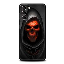 Grim Reaper Skull Skeleton telefono dėklas, skirtas Samsung Galaxy S24 S23 S22 5G S20 Ultra S21 FE S10 S9 Plus S10E S8 Lite 20 minkštas dangtelis S22 Plus 5G black