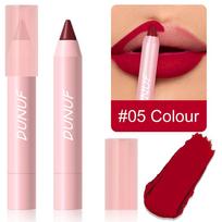 18 spalvų lūpų dažų pieštukas vandeniui atsparus Sexy Red Matte Contour Tin Lūpų dažai Ilgalaikis Nelipnus puodelis Lūpų pieštukas Lūpų makiažas Kosmetika 05