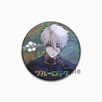 32/44/58mm Isagi Yoichi Bachira Meguru Kunigami Rensuke Chigiri Hyōma Badge Handmade Blue Lock Brooch Pin for Collar Clothes Jewelry 32mm(1.26in)