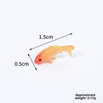 Mini Koi auksinės žuvelės modelis, skirtas „pasidaryk pats“ vandens telkinių kraštovaizdžiui kurti