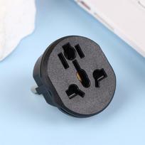 1vnt universalus kištuko keitiklis Au Us To Eu Kelioninis adapteris Namų kištuko adapteris 16A 250V Sieninis Konversinis elektros lizdas juoda