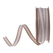 Spalvota austinė žakardinė meilės juosta, gėlių dovanų pakavimo virvė, sodo dekoratyvinė megztinio juosta 10 jardų Double jacquard * 10mm gray