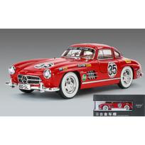 1/24 Benz 300SL Track Version Alloy Sports Car Model Diecast Metal Racing Vehicles Car Model Sound and Light Childrens Toy Gift 1/24-Size:20.9*8.3*6cm raudona