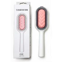 Gyvūnų mazgų šalinimo masažinis šepetys suapvalintais dantukais daugiafunkcinis kačių plaukų šalinimo šepetys trumpaplaukiams priežiūrai Short Haired Comb Pink (No Wet Wipes) white
