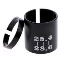 Bike Bicycle Ahead Stem Shim Reducer Conversion Variable Ring Set 25.4 to 28.6mm