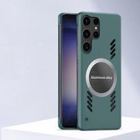 Prabangus grafeno šilumos išsklaidymo aušinantis magnetinis telefono dėklas Samsung S25 S24 S23 Ultra S22 Plus S21 S20 FE berėmis dangtelis Samsung S20 Plus žalia