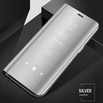 Prabangus veidrodinis atverčiamas dėklas OPPO Find X5 X3 Pro Reno 5 Lite 6 Pro magnetinis dėklas OPPO A12 A54 A74 A93 A94 A95 A9 telefono dėklas For OPPO A54 4G sidabras