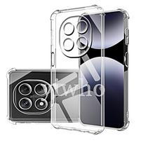 Skaidrus telefono dėklas Redmi Note 14 Pro Plus 5G 14 4G 14Pro 14Promax 14Pro+ Apsauginiai pilnos kameros galiniai skaidrūs dangteliai Redmi Note 14 Pro 5G (Global)