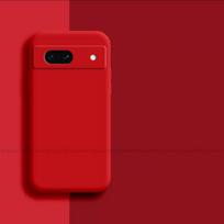 „Google Pixel 8A“, „Google Pixel 8A 7A 6A 6 7 8 Pro“ dėklai, smūgiams atsparūs skysto silikono telefono dėklai, skirti „Google Pixel 8A“ Pixel 8A raudona