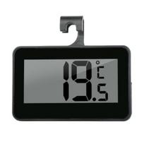 Šaldytuvo pakabinamas termometras LCD ekranas Vandeniui atsparus Šaldiklio skaitmeninis termometras Maitinamas baterijomis Didelio tikslumo Šaldytuvo temperatūros matuoklis juoda