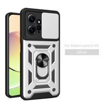 For Xiaomi Redmi Note 12 4G Case Magnetic Ring Stand Holder Back Cover for  Redmy Not 12 Note12 4G Shockproof Armor Phone Cases For Redmi Note12 4G